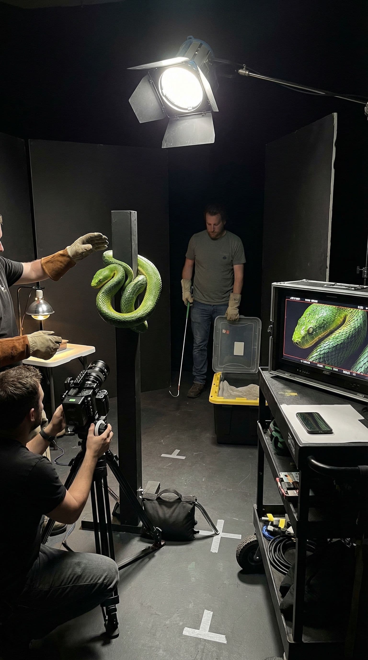 Venom: Green Apple Matcha, behind the scenes 1
