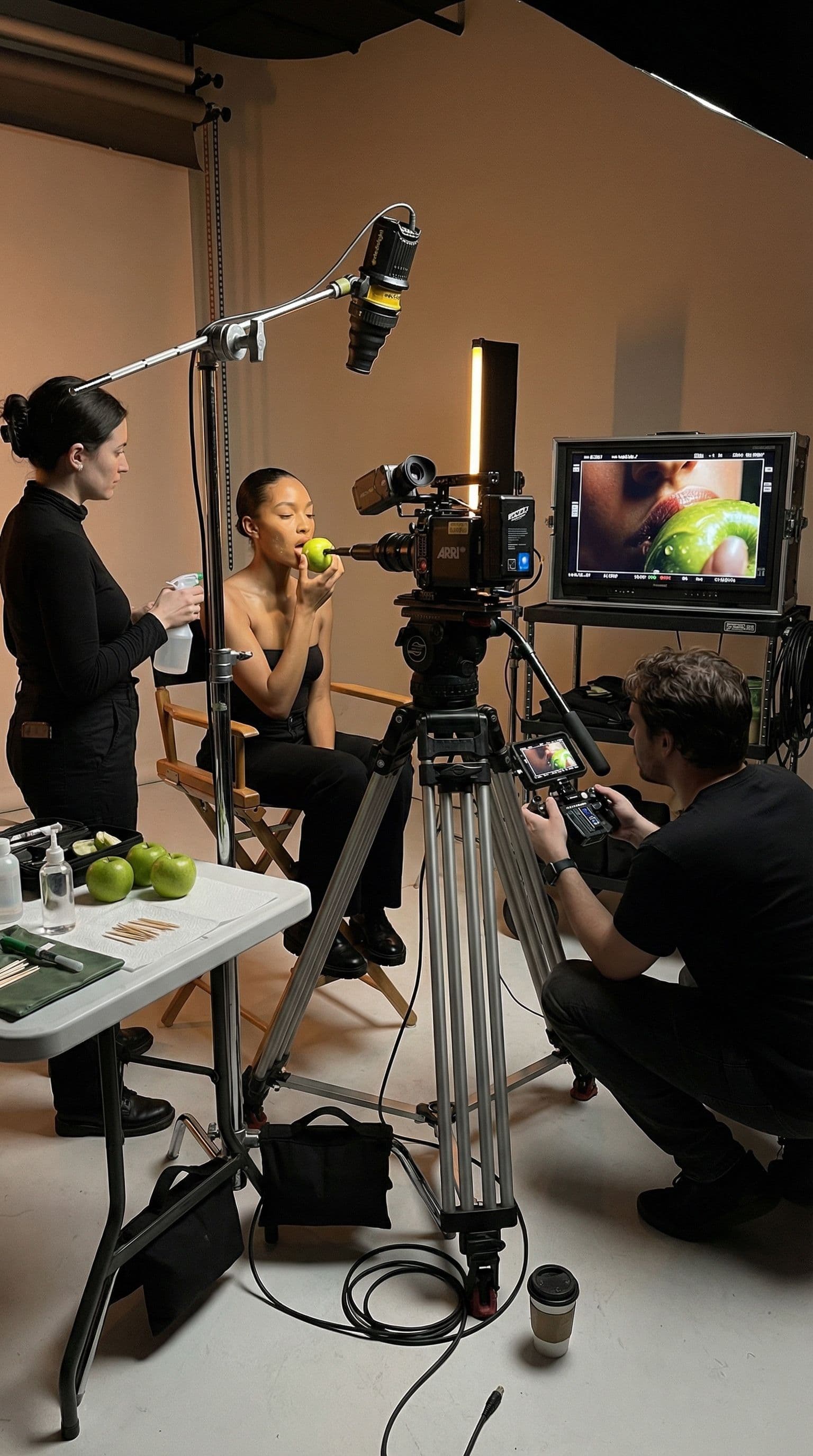 Venom: Green Apple Matcha, behind the scenes 2